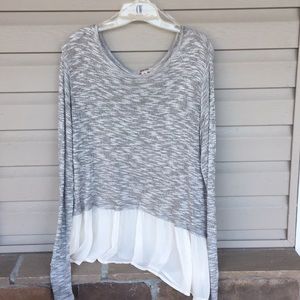 Grey and White Arizona Sweater